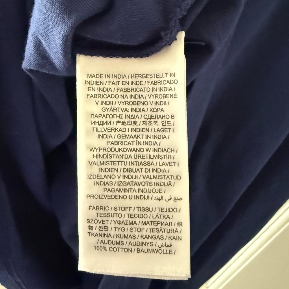 GANT Men's Navy Blue T-Shirt 3XL Excellent condition men's tee - Picture 8 of 8